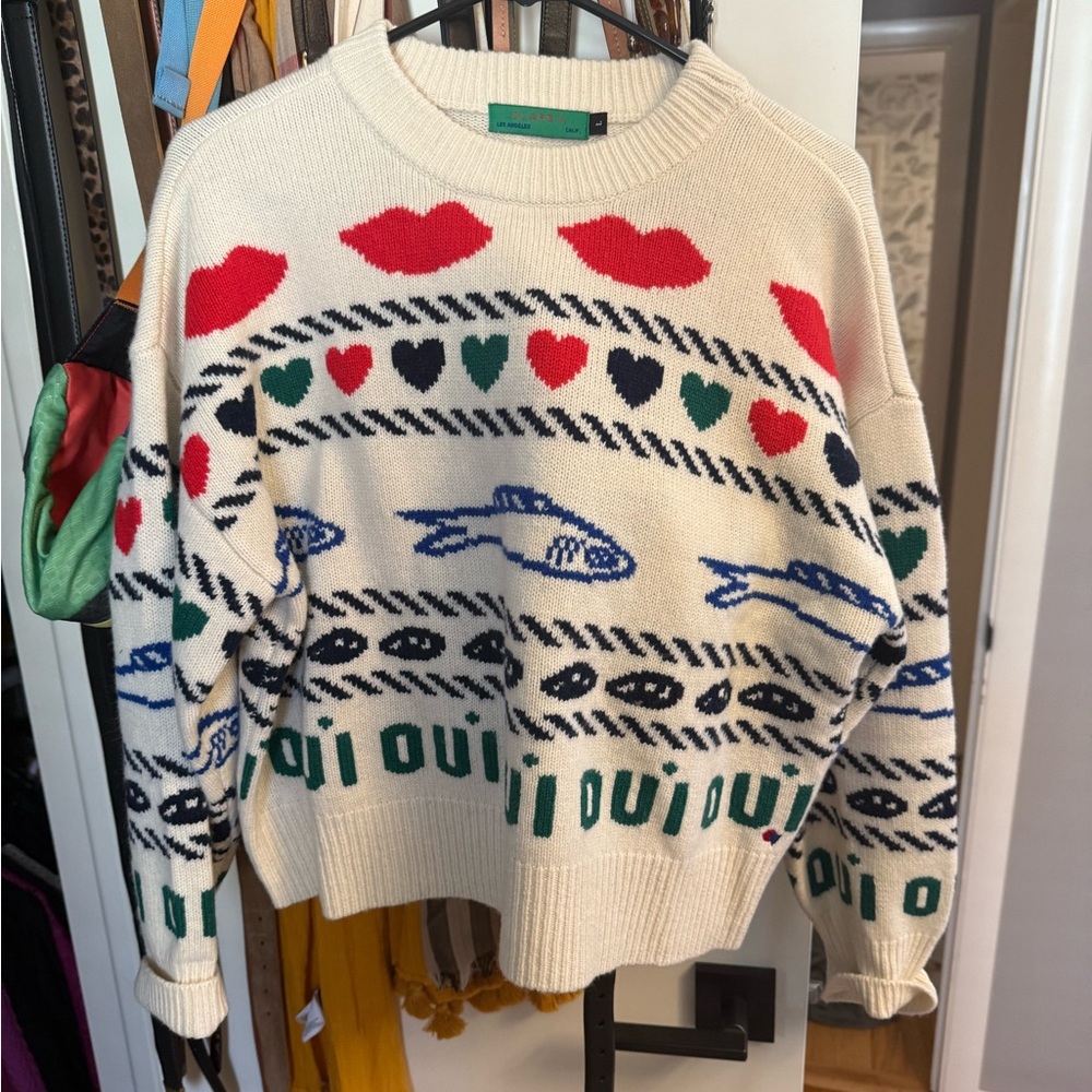 Colorful Patterned Sweater- Clare v